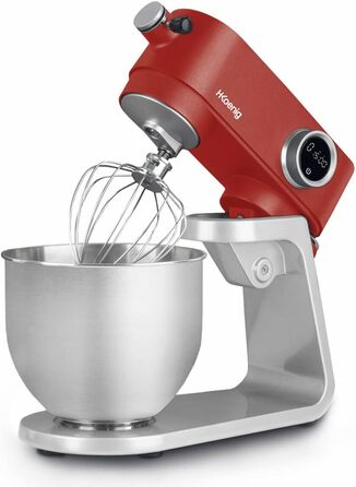 Кухонний комбайн H.Koenig KM124: професійний, 5 л, з нержавіючої сталі, 800 Вт, 8 швидкостей