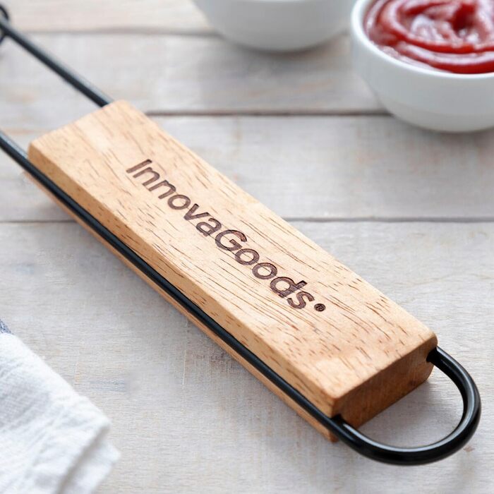 Набір для гриля InnovaGoods 12 предметів: шампури, щипці, лопатка, з нержавіючої сталі, з термостійкими ручками, у валізі, для гриля та барбекю