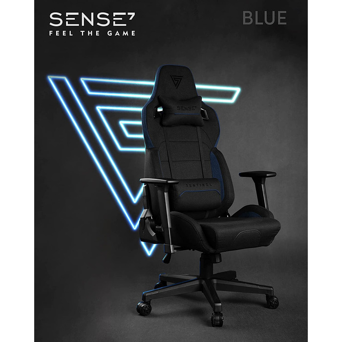 Ігровий стілець SENSE7 Sentinel чорно-синій