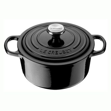 Каструля / жаровня з кришкою 22 см, чорний Le Creuset