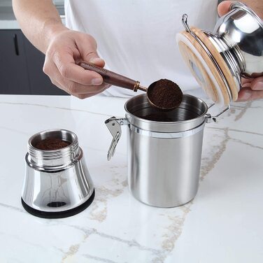 Ручна кавомолка Easyworkz з регульованим налаштуванням, ручна кавомолка з нержавіючої сталі для кави в зернах, інструмент для приготування еспресо, налив