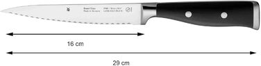 Набір ножів WMF Grand Class 6-частинний з бруском, нержавіюча сталь, Made in Germany