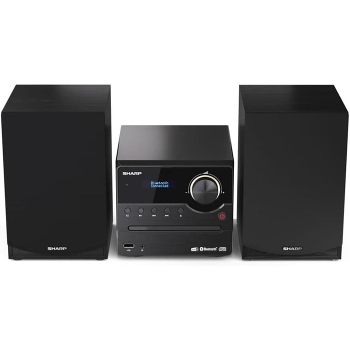 Компактна система SHARP XLB520D 40 Вт, DAB/FM, Bluetooth, чорний