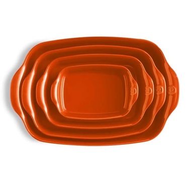 Форма для запікання прямокутна Emile Henry Ovenware 30х19 см, помаранчева (769650), Toscane