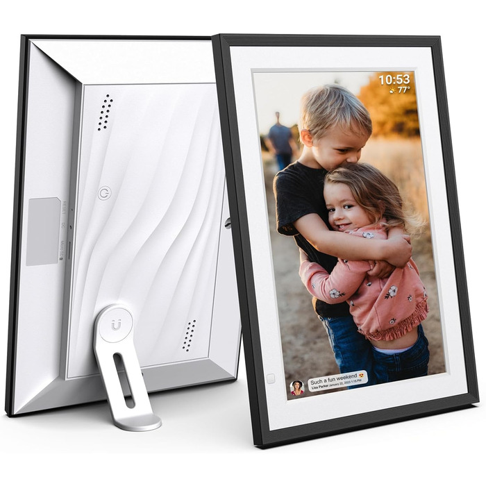 Цифровий фоторамка Cytem 10.1 дюйма | Wi-Fi, FrameO, 32GB, сенсор руху, автоповорот, IPS 16:10, сенсорний екран, чорно-білий