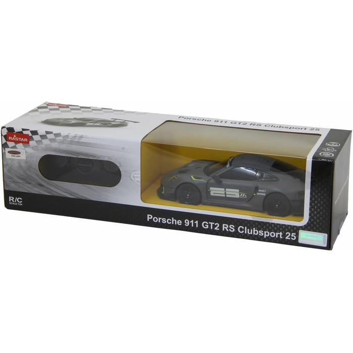 RC Автомобіль JAMARA Porsche 911 GT2 RS Clubsport 1:24, 2.4GHz - Оригінальний дизайн