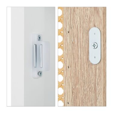 Шафка для ванної кімнати Relaxdays з 3 відділеннями