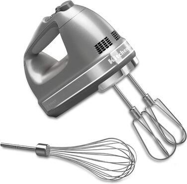 Міксер ручний KitchenAid 5KHM7210ECU Contour Silver, сріблястий