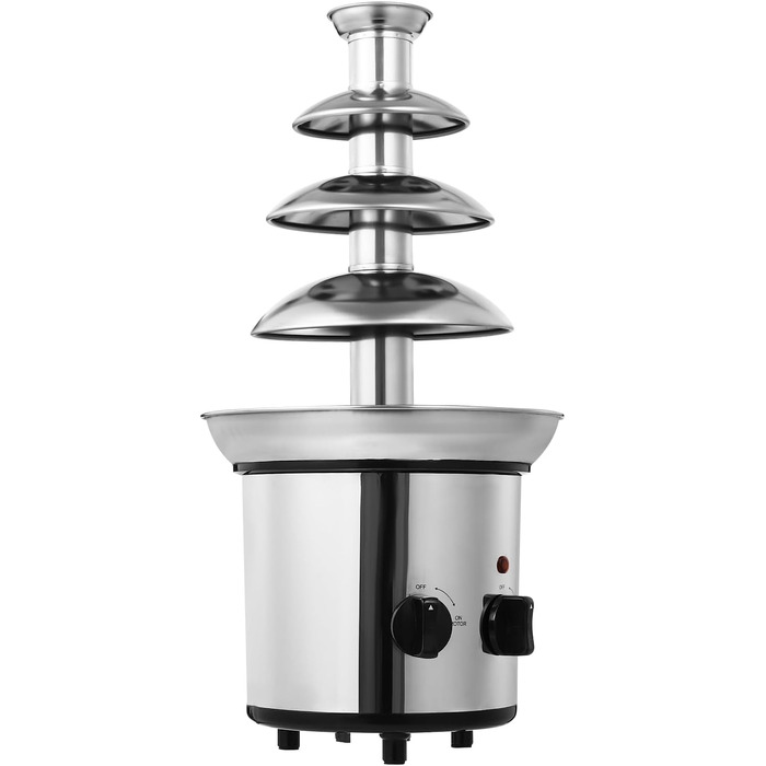 Багатоярусний шоколадний фонтан для дому та вечірок, 170W, нержавіюча сталь, з функцією плавлення, для фруктів та випічки