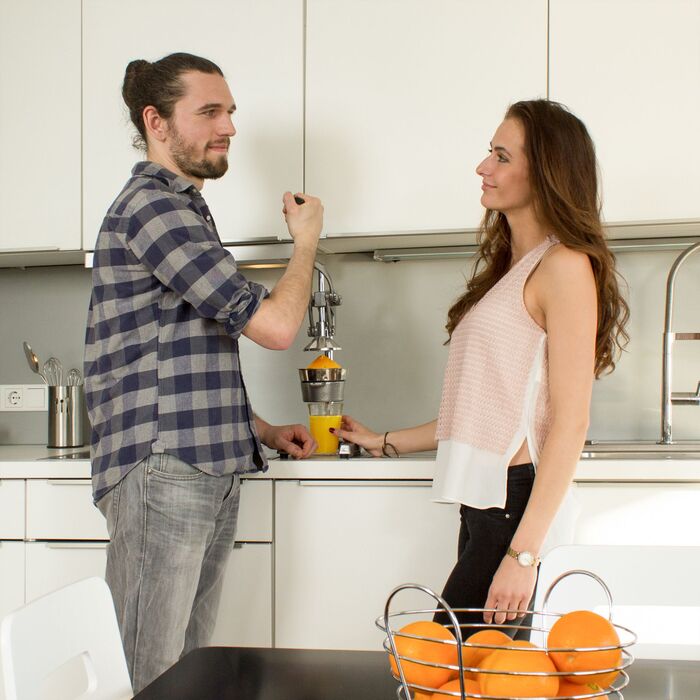 Преміальний ручний прес для соку Relaxdays з важелем