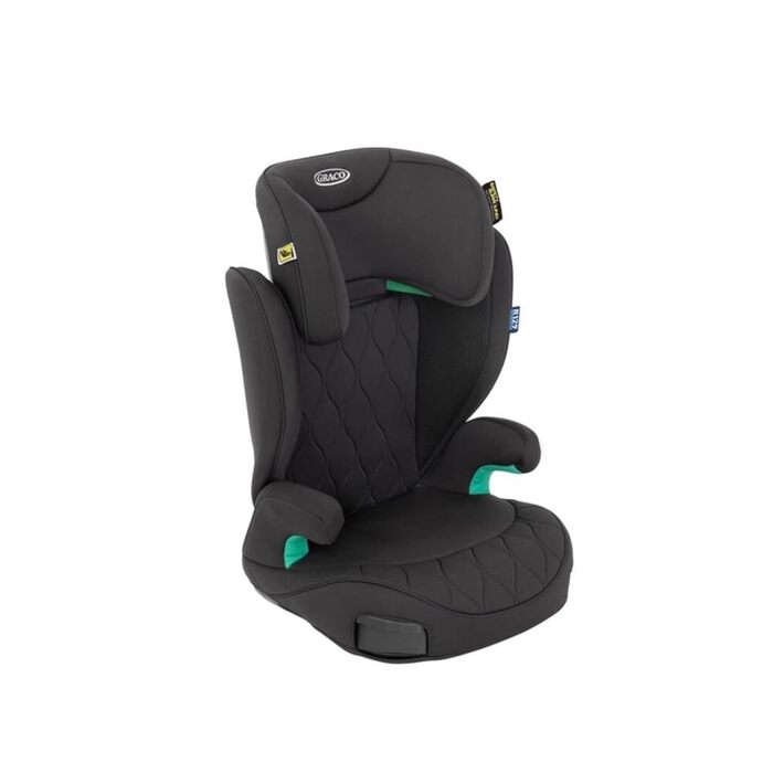 Автокрісло Graco Affix i-Size R129 для дітей 100-150 см, чорне, з регулюванням висоти спинки та ISOFIX