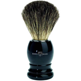 Щітка для гоління Badger Hair Pure Badger Edwin Jagger чорна