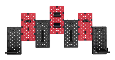 Настінна дошка-органайзер OfficePro WO1080B Black/Red