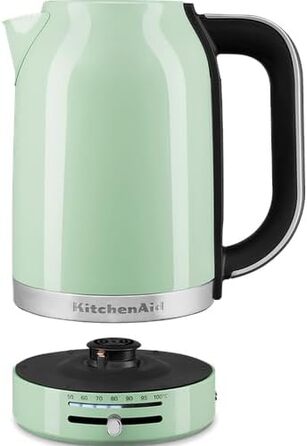 Електричний чайник KitchenAid 1.7L з регулюванням температури (50-100°C), з фільтром від накипу, Pistazie
