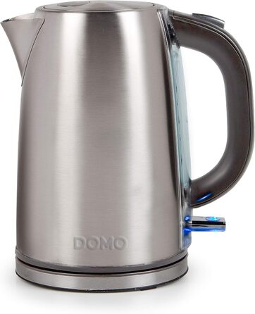 Чайник Domo DO482WK My Teakettle, пластик, S, нержавіюча сталь, білий (1,7 літра, срібло)