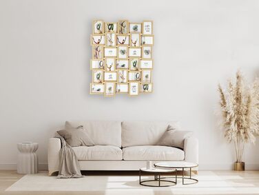 Колаж Wackadoo Picture Frame 10x15 см FSC Дерев'яна рамка для картин Велика фоторамка Галерея Рамка для кількох фотографій зі скляною панеллю Різдво (30 фото, Дуб)
