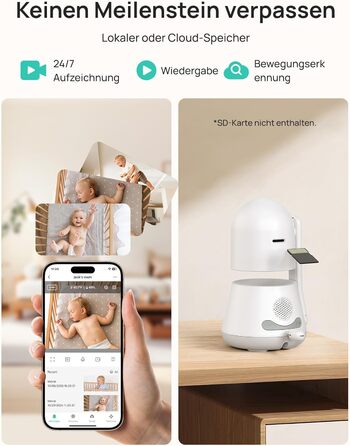 Відеоняня Dr.Care LumiView з камерою та монітором 5