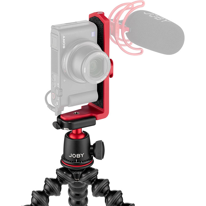 JOBY GorillaPod 3K Vert Kit – компактний гнучкий штатив з вертикальною L-платою та кульовою головкою для бездзеркальних камер (до 3 кг)
