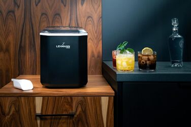 Машина для приготування льоду Lehmann - 1.3л, 12кг/24г, 2 розміри, для дому, вечірки, офісу, кемпінгу