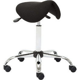 Стілець для сідла Amoiu, підставка для ніг, офісний стілець ергономічний робочий стілець, регульований по висоті обертається на 360 Барний стілець для сідла