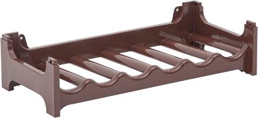 Стеллаж для пляшок Novaliv на 24 пляшки, розширюваний, стекуваний, органайзер для напоїв, полиця для води, вино, напоїв, для дому