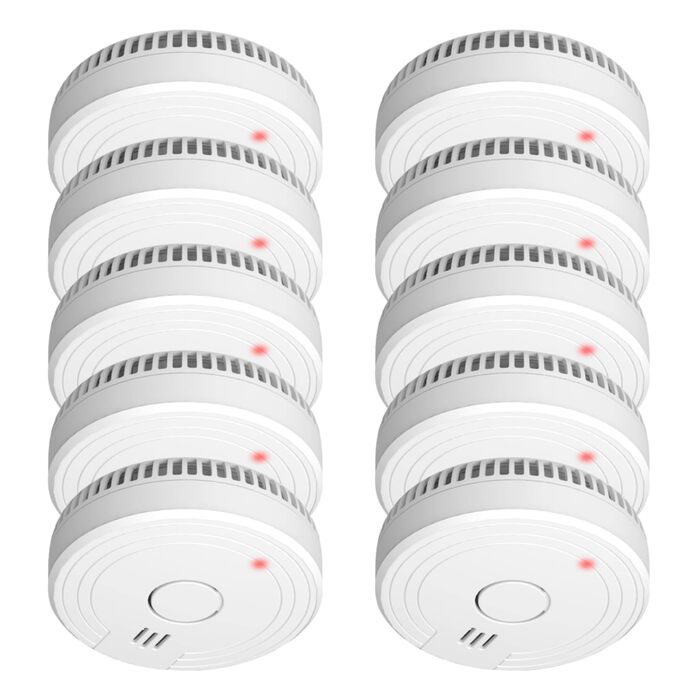 Датчик диму ELRO FS1801 (10 шт.) - Відповідає стандарту EN14604