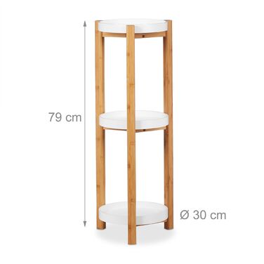 Кругла полиця для квітів Relaxdays