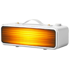 Електричний обігрівач для офісу та дому | Міні-обігрівач на стіл | Швидкий нагрів для холодної погоди | Обігрівач для офісу, дому, подорожей, спальні, робочого місця | Клас енергоефективності A