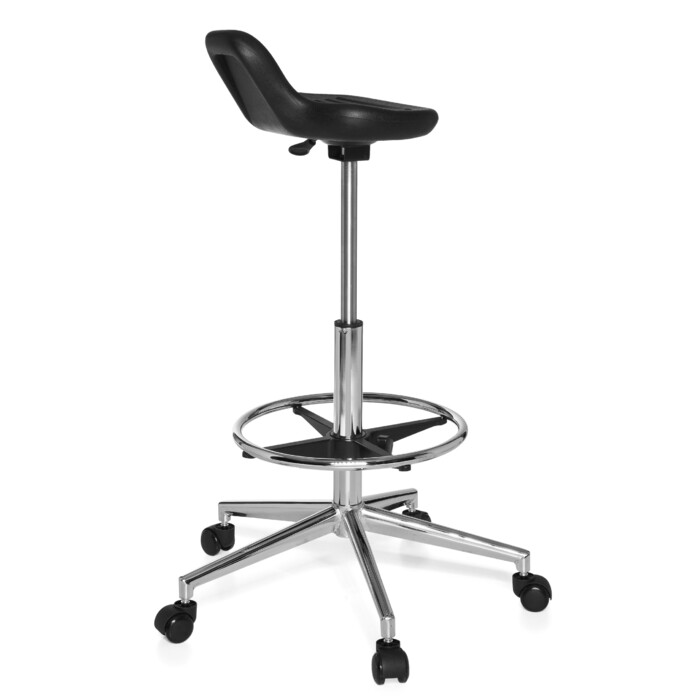 Офісне крісло TOP WORK 03 чорного кольору hjh OFFICE