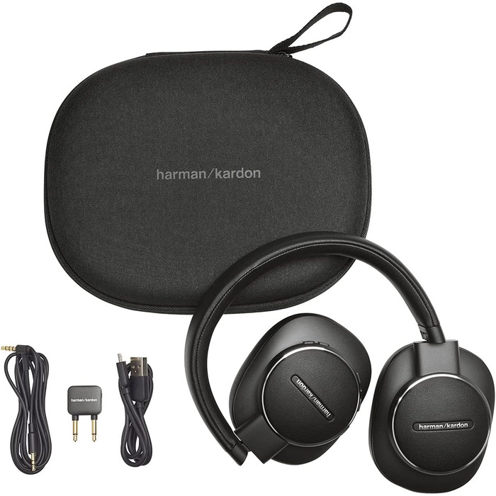 Бездротові накладні навушники Harman Kardon Fly ANC з ANC, голосовим асистентом, акумулятором 30 годин, чорний