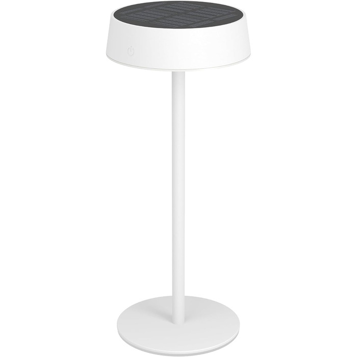 LED сонячна настільна лампа EGLO Simeri для вулиці, бездротова, акумуляторна, торкання, регулювання яскравості, металева, IP54