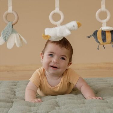Ігровий аркан з дерева з тканинними підвісками - Little Goose, 8510 Baby Gym