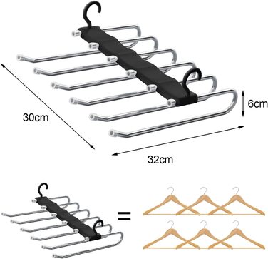 Вішалка для брюк 6 в 1 Sternstunde