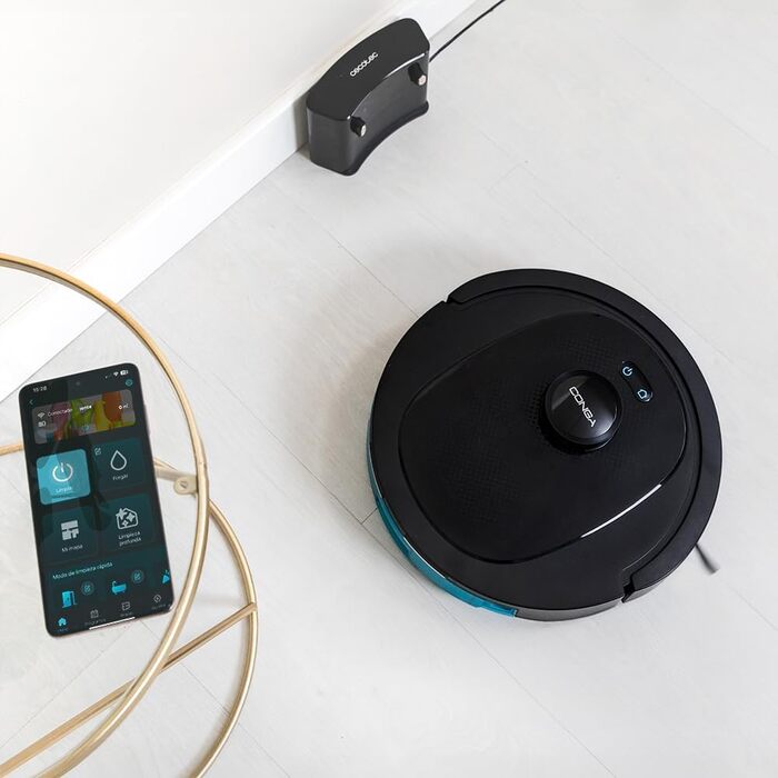 Робот-пилосос Cecotec Conga 8490 Ultimate Ultra Power: лазерна навігація, 4-в-1 (пилосос, мийка, пароочисник), 7000Pa, до 170 хв роботи, силіконова щітка