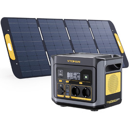 Портативна електростанція VTOMAN 600W (пікова 1200W) - 499Wh, LiFePO4, 100W USB-C, швидка зарядка, для кемпінгу та подорожей