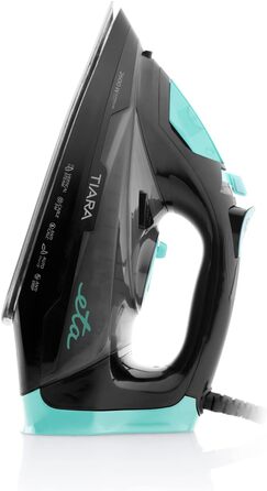 Праска ETA Tiara 2: 2600 Вт, підошва Eloxium, самоочищення, захист від накипу, автовимкнення