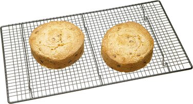 Стійка для охолодження торта Kitchen Craft MasterClass з антипригарним покриттям для випічки, сталева, Срібна, 46 x 26 x 16 см