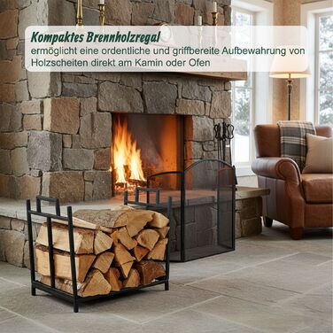 Підставка для дров Relaxdays складна металева