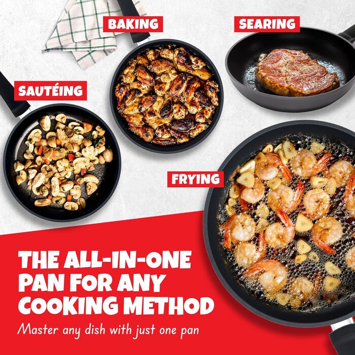 Набір сковорідок KUHN RIKON Brat- & Universal, чорний (28см + 24см)