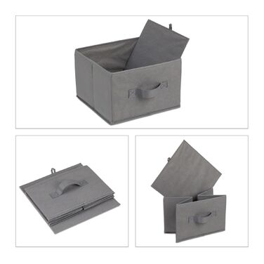 Відкидна полиця Relaxdays з 3 кошиками