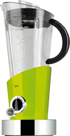 Електричний міксер для молочних коктейлів та смузі, включаючи функцію криголама, 4 швидкості, місткість 1,5 л, 500 Вт, інноваційний дизайн (Зелене яблуко)