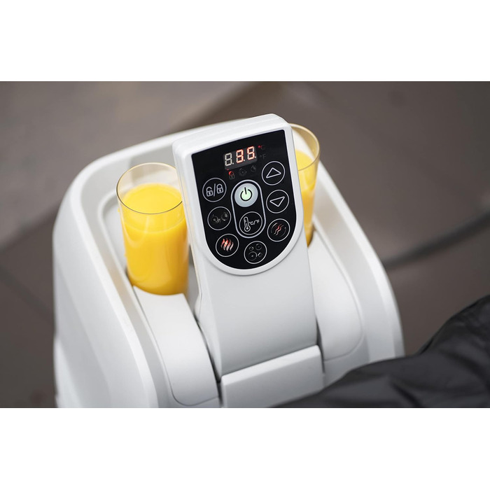 Надувний гідромасажний басейн-спа Bestway Lay-Z-Spa Miami AirJet Whirlpool для 2-4 осіб, 180 x 66 см, чорний