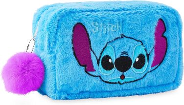 Косметичка Disney Ladies Stitch Cosmetic Bag - зберігання косметики для дівчаток та підлітків. Ідеальна ідея подарунка (Stitch Blue)