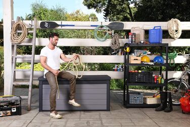 Ящик для подушок Keter Ondis24 Premier Box XL, садові меблі, водонепроникний, 570 л