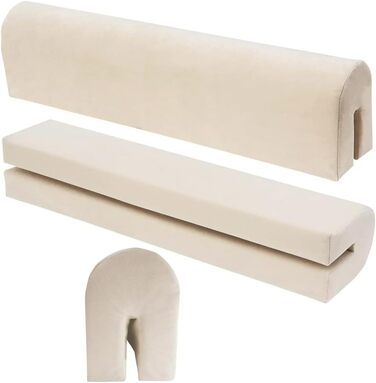 Захист для ліжечка дитячого бортик-подушка від випадання (120 см, Бежевий)