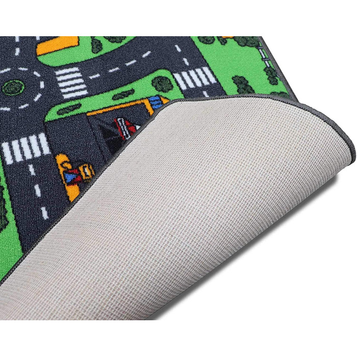 Килимок для ігор Primaflor-міцний дитячий килимок-високоякісний килимок для дитячої кімнати-Килимок для ігор для хлопчиків і дівчаток - - 95x133 см (місто, 0,95 x 2,00)