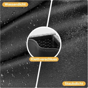 Водонепроникний садовий ящик для зберігання UDPATIO 480л з колесами, сірий 138x61 см | Ящик для подушок, стійкий до УФ-випромінювання та погодних умов для саду, балкону