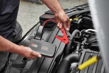 Osram BATTERYstart 400: Літієвий пусковий пристрій 2000A 12V з Powerbank, для бензинових та дизельних двигунів до 8L/4L, 16800mAh