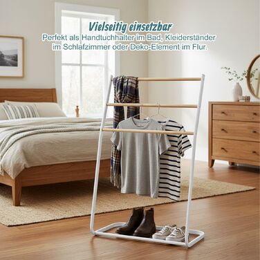 Підставка для рушників Relaxdays, 3 яруси, метал