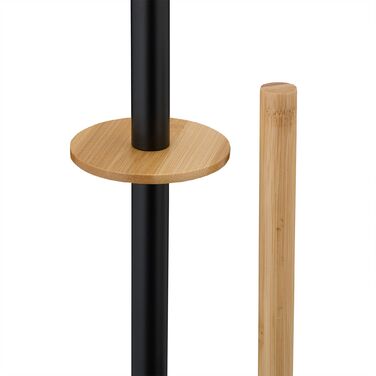 Набір для туалету Relaxdays Бамбук та Нержавіюча сталь